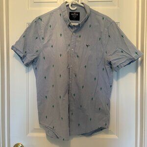 Blue Hollister Cactus Button-Down